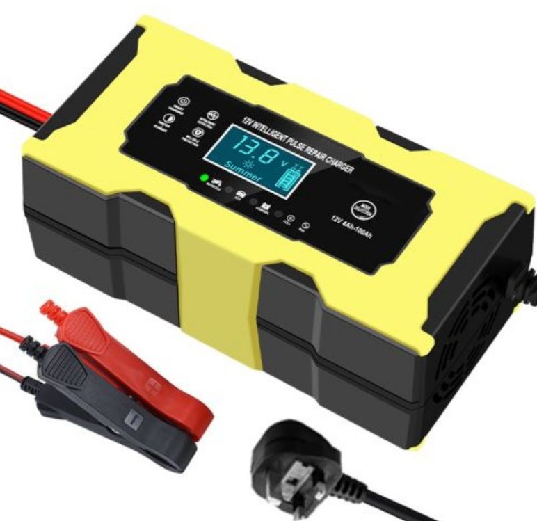Car Battery Charger 12V/6A Automatic Smart Battery Charger 