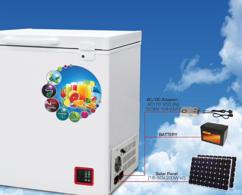 Solar Powered Chest Freezer