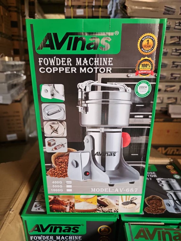 Avinas Fowder Machine AV-687 with Copper Motor